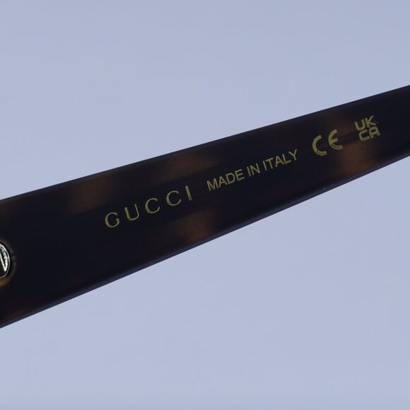 Gucci GG1784S 002 Sunglasses Dark Havana Cat Eye Frame, Brown Lenses main image 6
